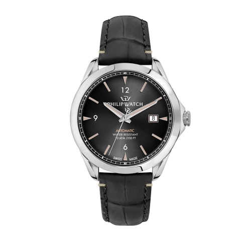 Philip Watch Blaze 41mm auto black dial black...