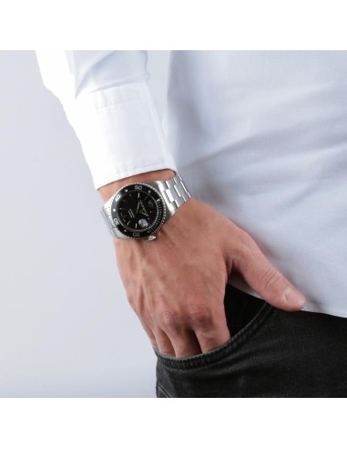 Philip Watch Caribe 42mm auto black dial bracelet