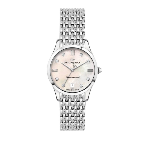 Philip Watch Grace 32mm 3h whit mop dial wdiam...