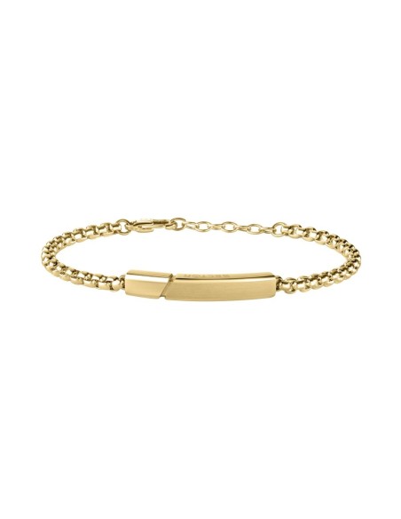 Bracciale SECTOR uomo Basic acciaio dorato