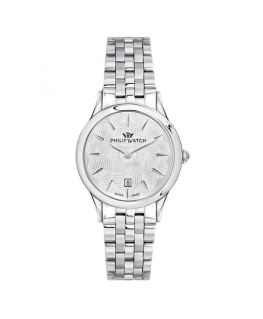 Philip Watch Marilyn 31mm 3h w/silver dial br ss donna