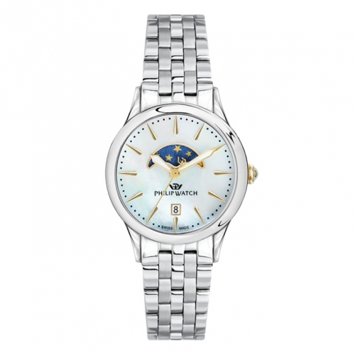 Philip Watch Marilyn 31mm 3h natural mop dial br ss donna