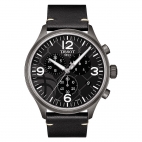 Orologio TISSOT uomo Chrono XL cronografo pelle nero