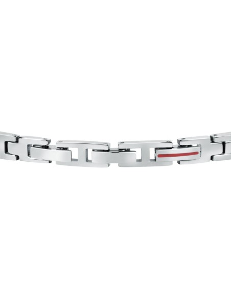 Bracciale SECTOR uomo Basic acciaio tag dorato / ancora
