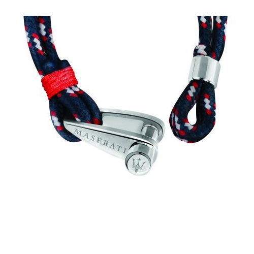Maserati Maserati j br.blue&white&red cord 220mm uomo JM218AMG01