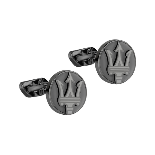 Maserati Maserati cufflinks lt.gun+hematite uomo JM418ANK10