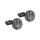 Maserati Maserati cufflinks lt.gun+hematite uomo JM418ANK10