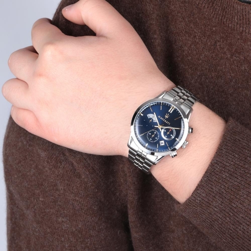 Orologio Maserati Ricordo crono blu - 42 mm