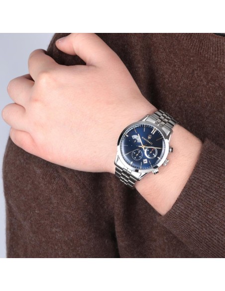 Orologio Maserati Ricordo crono blu - 42 mm