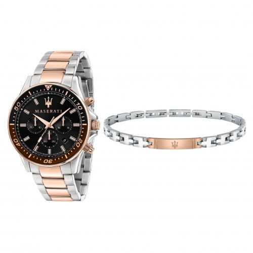 Orologio Maserati Sfida crono bicolore - 44 mm