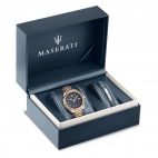 Orologio  Maserati Stile oro / blu - 44 mm