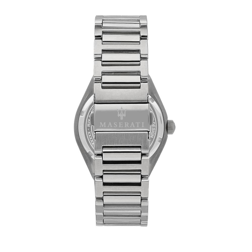 Maserati Triconic 40mm 3h blue dial br ss