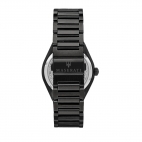 Maserati Triconic 40mm 3h black dial br black