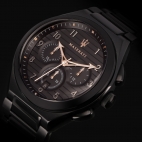 Maserati Triconic 43mm chr black dial br black