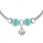 Morellato Drops br 2 aqua stone ball +1 ss scallop femminile