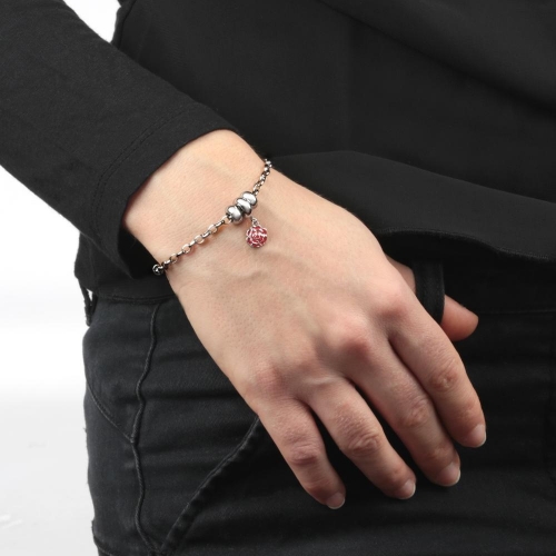 Morellato Drops br. rolÒ chain with rose for you donna SCZ965