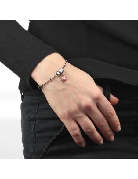 Morellato Drops br. rolÒ chain with rose for you donna SCZ965