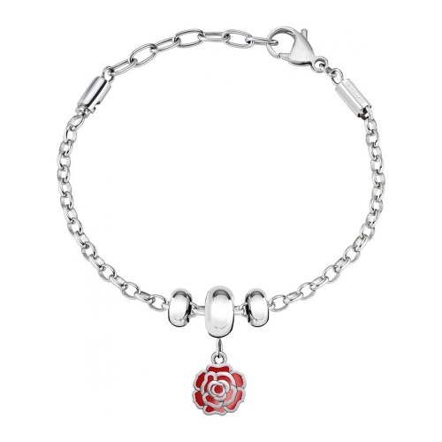 Morellato Drops br. rolÒ chain with rose for you donna SCZ965