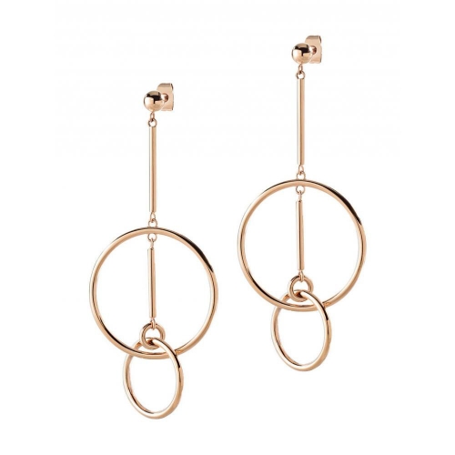 Morellato Cerchi long earrings rg pvd donna SAKM13