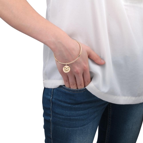 Morellato Cerchi rg bangle charm w/color stone donna SAKM51