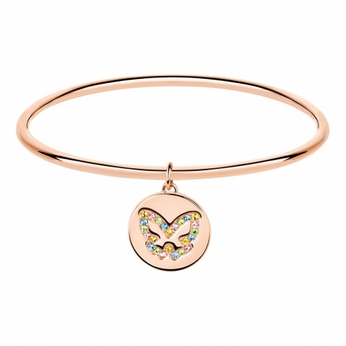 Morellato Cerchi rg bangle charm w/color stone donna SAKM51