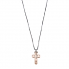 Morellato Cross pendant ss+black+rg uomo SKR30