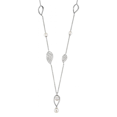 Morellato Foglia long necklace ss pearl 70+5cm donna SAKH10