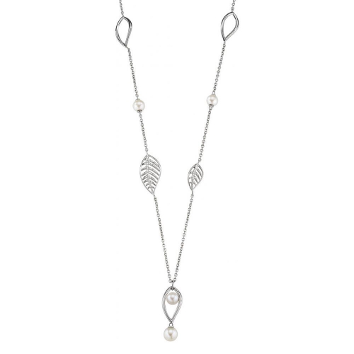 Morellato Foglia long necklace ss pearl 70+5cm donna SAKH10