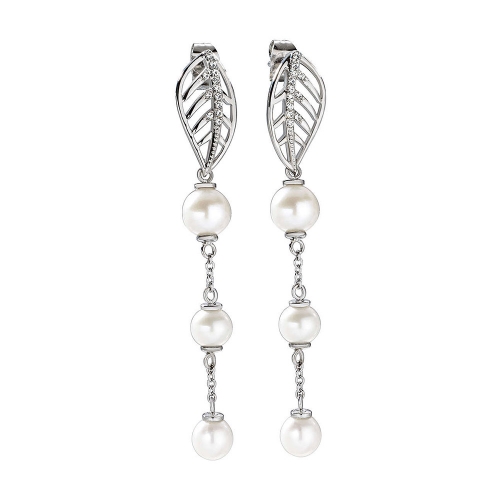 Morellato Foglia long orecc. ss pearl