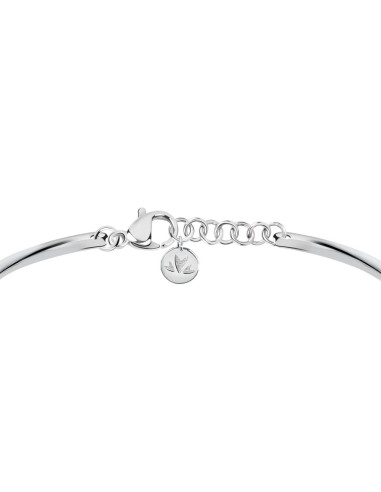 Morellato Cerchi bangle ss cuff wheart charm
