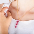 Morellato Gemma pend. rg 40+5cm cat eye l.rose arg donna SAKK01