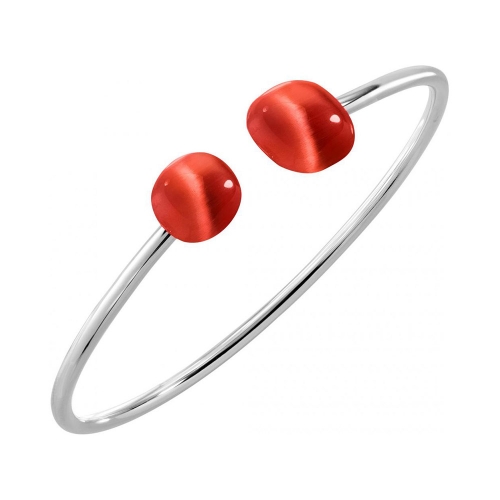 Morellato Gemma bangle ss wcoral cat eye arg.925 donna SAKK110