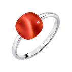 Morellato Gemma an. ss coral cat eye s.12 arg.925 femminile