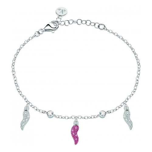Morellato Tesori cornetto br.ruby/whit zir arg.925 donna SAIW68