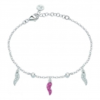 Morellato Tesori cornetto br.ruby/whit zir arg.925 donna SAIW68