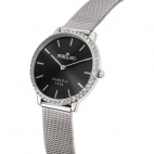 Morellato 1930 31mm 2h black dial mesh br ss femminile