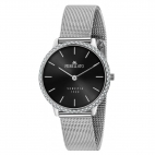 Morellato 1930 31mm 2h black dial mesh br ss femminile