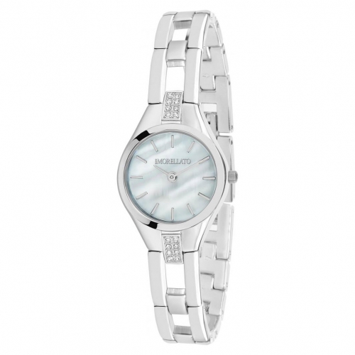 Morellato Gaia 26mm 2h white mop dial br ss donna R0153148504