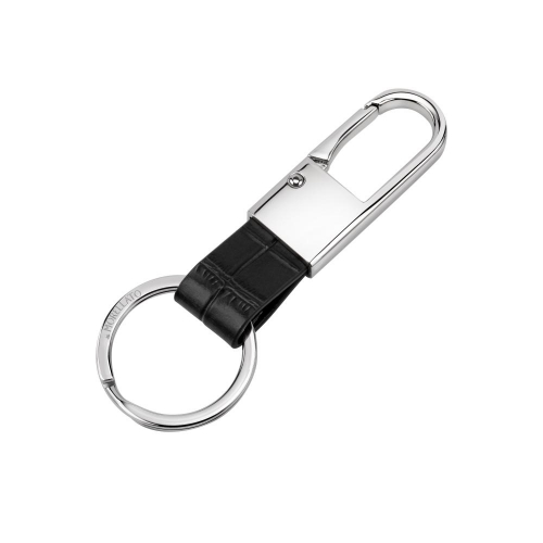 Morellato Keyholder prestige snap-hook black gator maschile