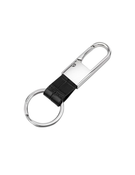 Morellato Keyholder prestige snap-hook black gator maschile