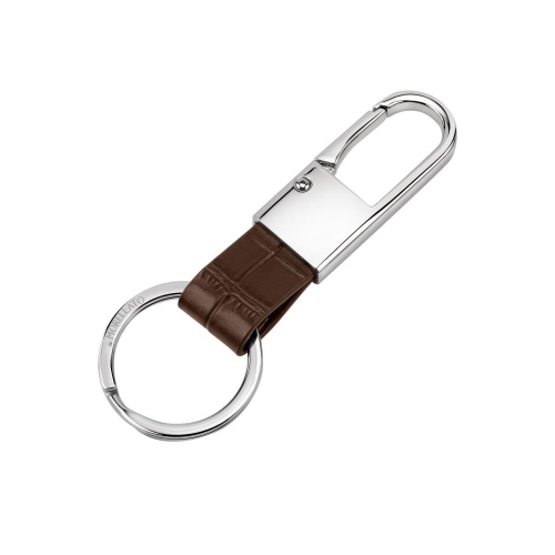 Morellato Keyholder prestige snap-hook brown gator maschile