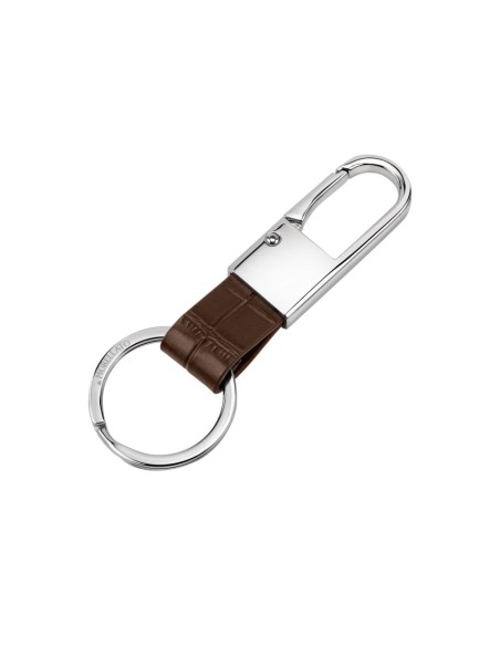 Morellato Keyholder prestige snap-hook brown gator maschile
