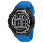 Sector Ex-34 51mm digital l.blue strap