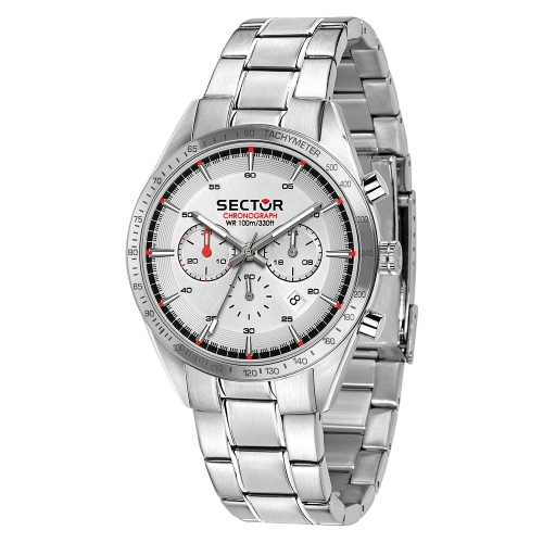 Sector 770 44mm chr w/silver dial br ss uomo R3273616005