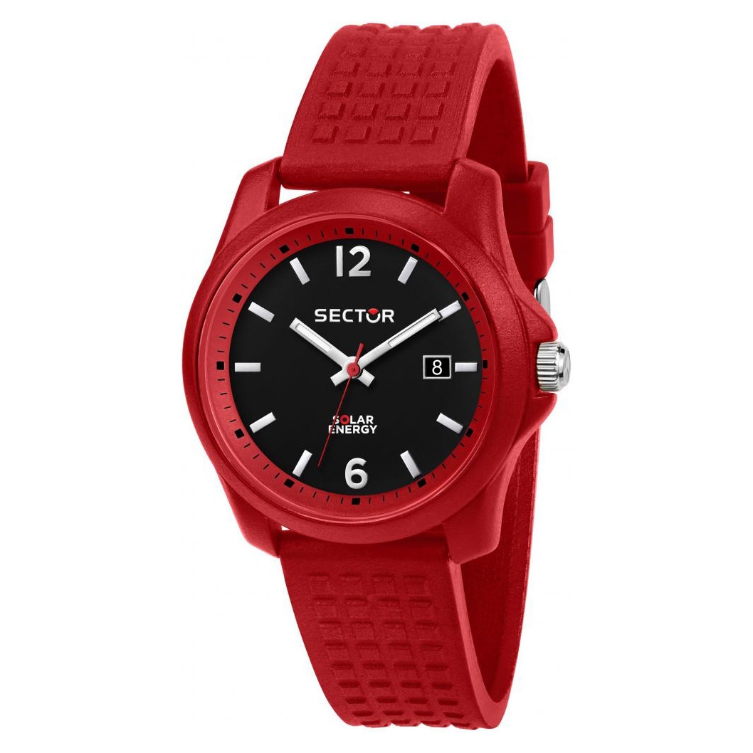 Orologio Sector 16.5 Solar gomma rosso - 40 mm - Web Time Orologi Outlet