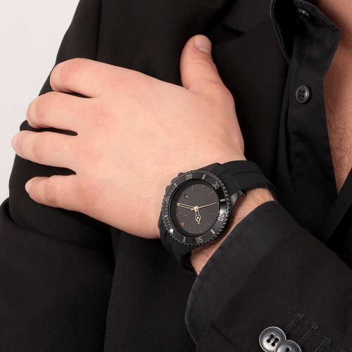 Sector De gayardon 230 3h black dial black st uomo R3251523001