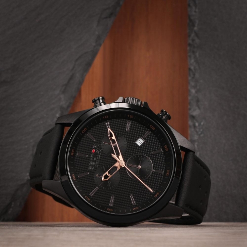 Sector De gayardon 180 chr black dial black st uomo R3271623001