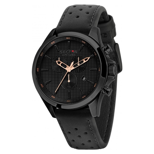 Sector De gayardon 180 chr black dial black st uomo R3271623001