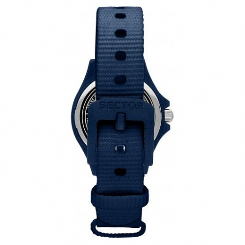 Sector Save the ocean 32mm 3h white dial blue s femminile