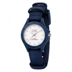 Sector Save the ocean 32mm 3h white dial blue s femminile